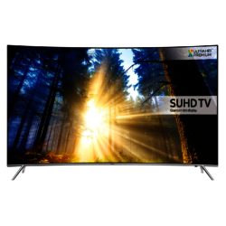 Samsung UE65KS7500 Silver - 65inch 4K Ultra HD Curved TV with Quantum Dot Colour Freeview HD and Built in Wifi 4x HDMI and 3 USB Ports